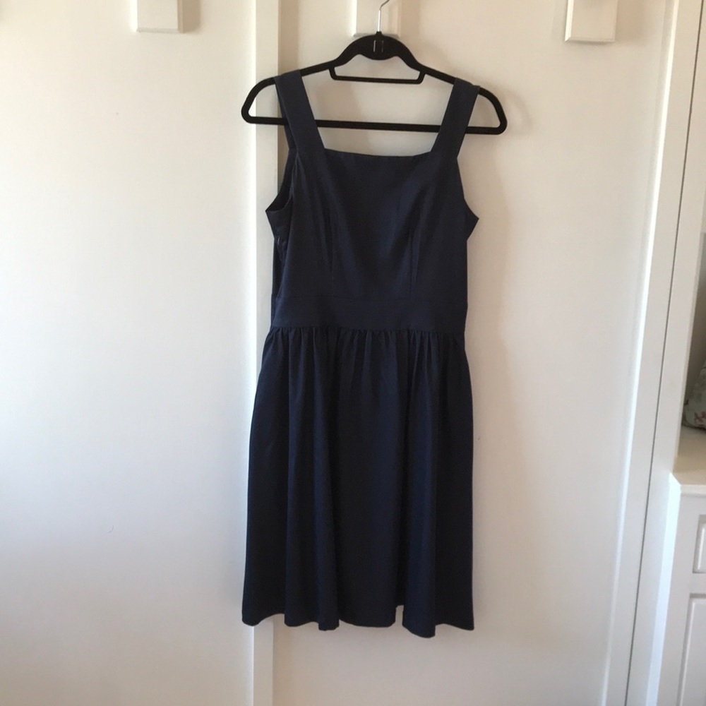 Navy blue summer dress